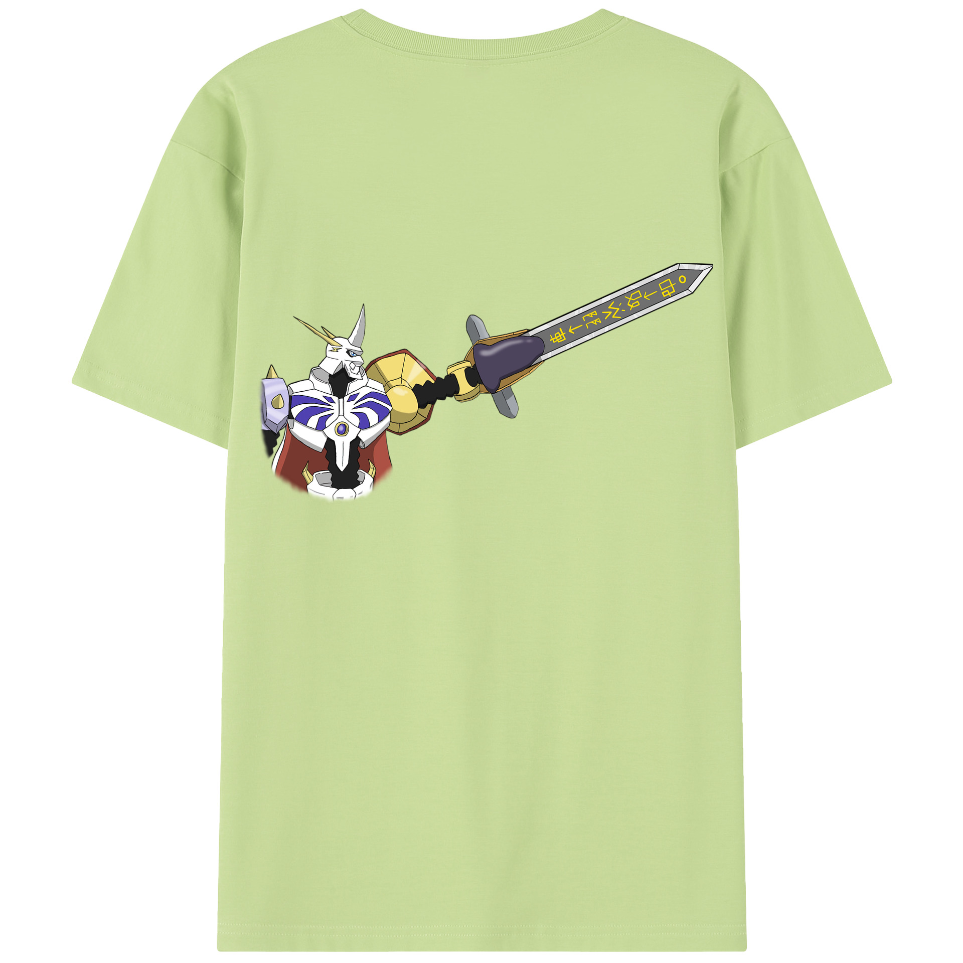 （画像用） Digimon デジタルモンスター/デジモン 綿100％半袖Tシャツ（背面プリント）